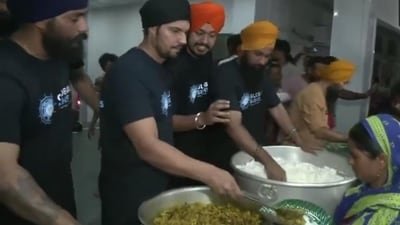 Randeep Hooda during flood relief drive in Assam's Sivasagar. Randeep Hooda during flood relief drive in Assam's Sivasagar.