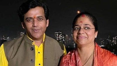 Ravi Kishan reveals wife's reaction to his memes. Ravi Kishan reveals wife's reaction to his memes.