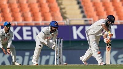 Rishabh Pant bats against Afghanistan in the one-off Test in New Chandigarh on June 6, 2026. (AP Photo/Ashwini Bhatia) Rishabh Pant bats against Afghanistan in the one-off Test in New Chandigarh on June 6, 2026. (AP Photo/Ashwini Bhatia)