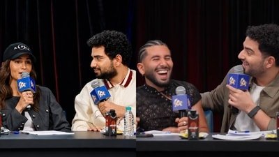 Alia Bhatt and Orry with Samay Raina on India's Got Latent episode.