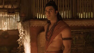 Ranbir Kapoor in a still from the Ramayana English trailer. Ranbir Kapoor in a still from the Ramayana English trailer.