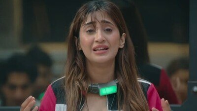 Shivangi Joshi was named for eviction by Shreya Kalra in Lock Upp 2. Shivangi Joshi was named for eviction by Shreya Kalra in Lock Upp 2.