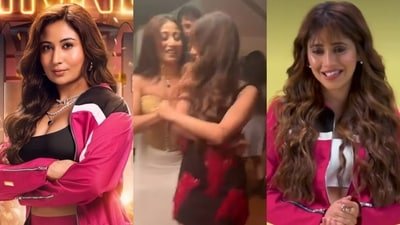 Shreya Kalra and Shivangi Joshi buries the hatchet after Lock Upp finale. Shreya Kalra and Shivangi Joshi buries the hatchet after Lock Upp finale.