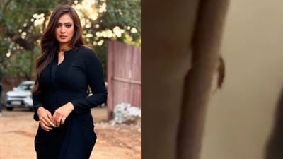 Shweta Tiwari posted a video of the cockroach she found in her online order. Shweta Tiwari posted a video of the cockroach she found in her online order.
