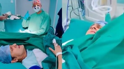 Sonu Nigam sings during surgery.