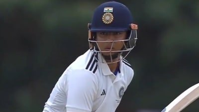 Vaibhav Sooryavanshi scored 92 in the semifinal of the Duleep Trophy. (X Images)