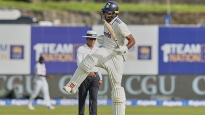 Devdutt Padikkal was in his element today. (AP Photo/Eranga Jayawardena) Devdutt Padikkal was in his element today. (AP Photo/Eranga Jayawardena)