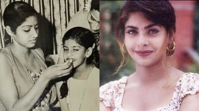 Sridevi's niece Maheswari dug out old pictures on her aunt's birth anniversary. Sridevi's niece Maheswari dug out old pictures on her aunt's birth anniversary.
