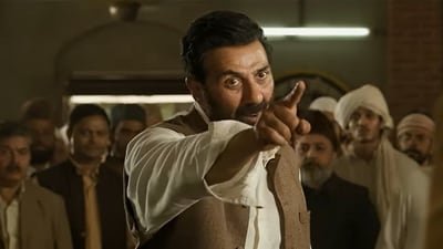 Sunny Deol in a still from Batwara 1947.