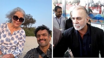 Zeenat Aman's son Zahaan Khan supports Tarun Tejpal after his conviction. Zeenat Aman's son Zahaan Khan supports Tarun Tejpal after his conviction.