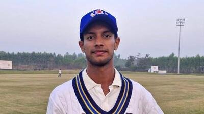 Uttar Pradesh allrounder Ayaan Saifi got his maiden India U19 call-up on Thursday. (HT)