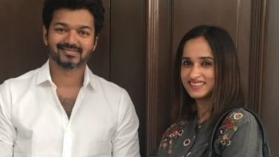 Archana Kalpathi produced Vijay's films in the past. Archana Kalpathi produced Vijay's films in the past.