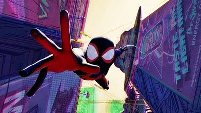 The Spider-Verse series focuses on Miles Morales version of Spider-Man, voiced by Shameik Moore. (AP)