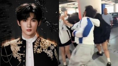 Yu Yuhan vs sasaeng fan caught on camera after alleged attempt to open his moving car door. Yu Yuhan vs sasaeng fan caught on camera after alleged attempt to open his moving car door.