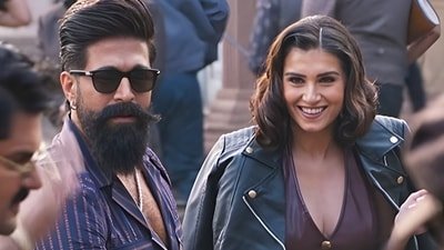 Yash and Tara Sutaria in Toxic (Photo: Instagram)