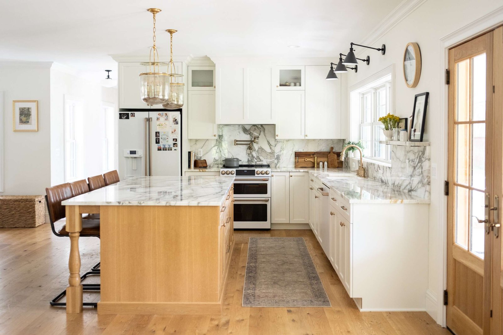 A 160-year-old kitchen gets a stunning modern makeover.