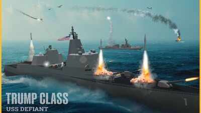 A mockup of the potential Trump-class battleship. (US Navy) Most expensive surface warship programme? US Navy's Trump-class battleship could cost $275 billion