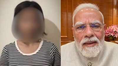 A Noida woman accused of abusing Prime Minister Modi posted an apology video claiming she is fifteen years old. 'Sorry to entire nation, I am just 15': Noida resident who 'abused' PM Modi in video apologises