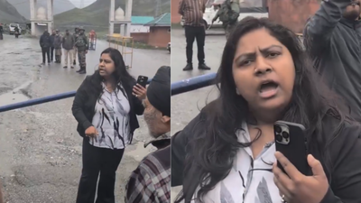 A viral video shows a tourist arguing with security personnel at a Kargil checkpoint 'We are Gen Z' row: Army veteran offers to crowdfund Ladakh tourist’s salary for Siachen stay