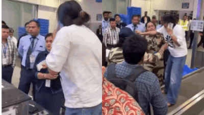 According to the complaint filed with Airfield police station, the passenger, identified as Mamoni Kharat, was scheduled to travel on the 6E 7352 IndiGo flight to Kolkata. Video: Woman goes on rampage at Bhubaneswar airport after IndiGo flight cancelled, damages gear worth Rs 49k