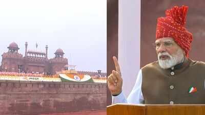PM Modi cuts I-Day speech to 75 minutes 80th Independence Day: PM Modi’s 75-minute speech shortest in four years