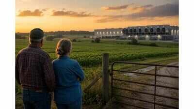 AI-generated image for representation purpose Kentucky family rejects $26 million offer to buy portion of their farm land for ‘poison’ AI data center, says ‘we know we’ve had it’
