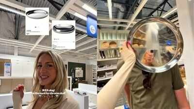 Pic courtesy: Instagram/ Amanda Monsen American woman goes gaga over $15 ‘chrome plates’; Indians ask, 'Who’s gonna tell her they’re basic steel thalis?'