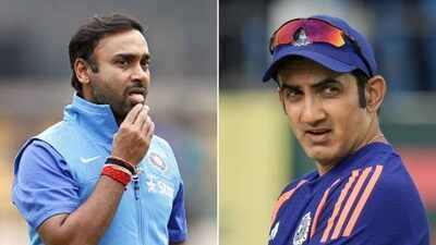 Amit Mishra and Gautam Gambhir After ten defeats in 19 Tests and WTC hopes fading, Amit Mishra says 'give Gautam Gambhir more time'