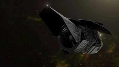 An illustration shows NASA's Nancy Grace Roman Space Telescope in orbit. Reuters Nasa’s $4 billion Roman telescope to map 2 billion galaxies and uncover secrets of the universe