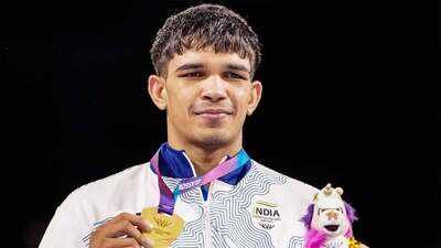 Ankush Panghal (PTI Photo) 0-5 down, gold at the end: How boxer Ankush Panghal turned the tide to win CWG title