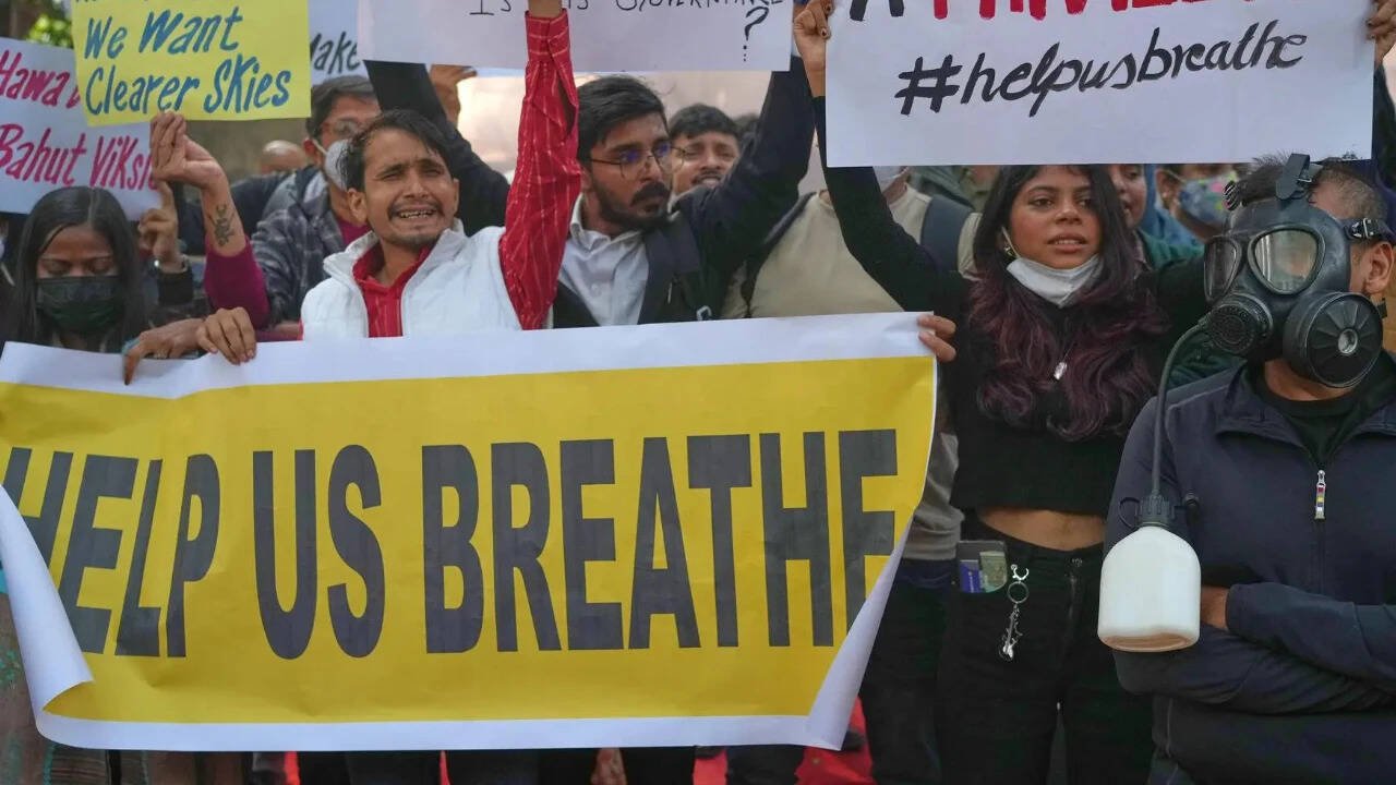 Anti-pollution protest