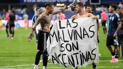 Photo/Agencies Argentina declare July 15 as National Football Teams Day to celebrate Lionel Messi's win over England