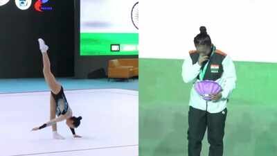 Historic gold! Ariha Pangambam becomes first Indian to win Aerobic Gymnastics Asian Championships