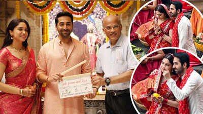 Ayushmann Khurrana and Sharvari's photos from 'Yeh Prem Mol Liya' Mumbai sets go VIRAL; Sooraj Barjatya wraps family entertainer - PICS