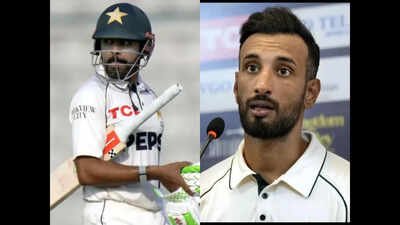 Babar Azam (left) and Shan Masood (right) ‘Desire to play is not a problem’: Azhar Ali on Pakistan’s Test cricket downfall