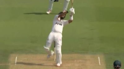 Babar Azam was dismissed for just six runs.