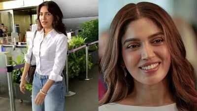 Bhumi Pednekar spotted for the first time after NEET protest remarks row, actress skips questions on controversy - WATCH Bhumi Pednekar spotted for the first time after NEET protest remarks row, actress skips questions on controversy - WATCH