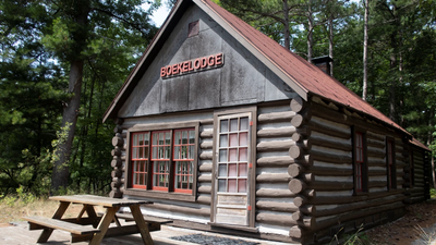 Boekelodge (Image Credit: National Park Service) In 1980, Miles Boekeloo sold his 365-acre Michigan wilderness retreat to the National Park Service; the deal let his family keep its cabin and 5 acres for another 25 years