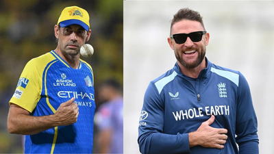 Brendon McCullum and Stephen Fleming (Agency Image) 'He's like me, but better': Brendon McCullum's verdict on England's new Test coach Stephen Fleming