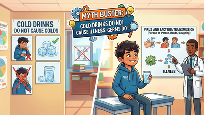 Image: AI Myth buster: Can cold water really make you sick?