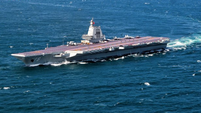 China's Fujian aircraft carrier is out at sea. (image credit: Chinese Defense Ministry) China's new carriers have an old enemy to deal with - submarines