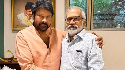 Chiranjeevi shared a pic with the veteran actor to mourn his demise.