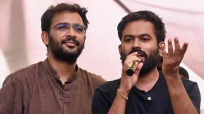 File photo: Cockroach Janta Party (CJP) founder Abhijeet Dipke (right) with spokesperson Ashutosh Ranka 'Be ready for Cockroaches!' CJP doubles down on September 5 protest as 3 demands still 'pending'