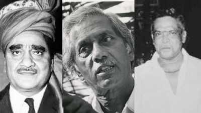 (L-R) Karim Lala, Haji Mastan and Varadarajan Mudaliar. The 'troika' of Mumbai: 3 dons, 3 spheres, 1 city's underbelly