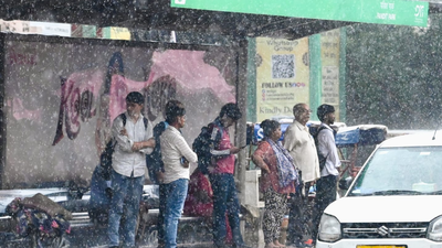 Commuters took to social media to report traffic snarls and waterlogging Delhi-NCR sees heavy rain, thunderstorms; traffic snarls, waterlogging reported