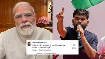 'Forgiveness only on reel or will you withdraw cases?': Abhijeet Dipke comments on PM Modi's late night video