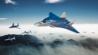 A rendering of the FCAS with unmanned loyal wingmen. (Image credit: Airbus) After Germany’s exit, India eyes France-led sixth-generation fighter programme