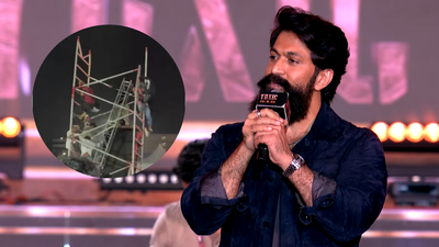 Picture Credit: X Four injured at Yash’s ‘Toxic’ event in Hyderabad as sound structure collapses; police register case against management and event manager - Report