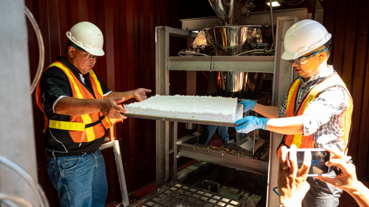 From wood waste to foam blocks<br><br>