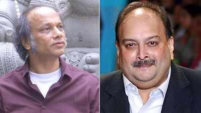 Fugitive diamond businessman Mehul Choksi (right) and advocate Vijay Aggarwal (left) Mehul Choksi’s lawyer Vijay Aggarwal arrested in London and in prison accused of sexual assault